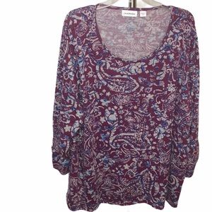 Scoop Neck Stretchy Blouse